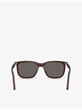 Persol PO3357S rectangular acetate sunglasses with tinted lenses (British brand)