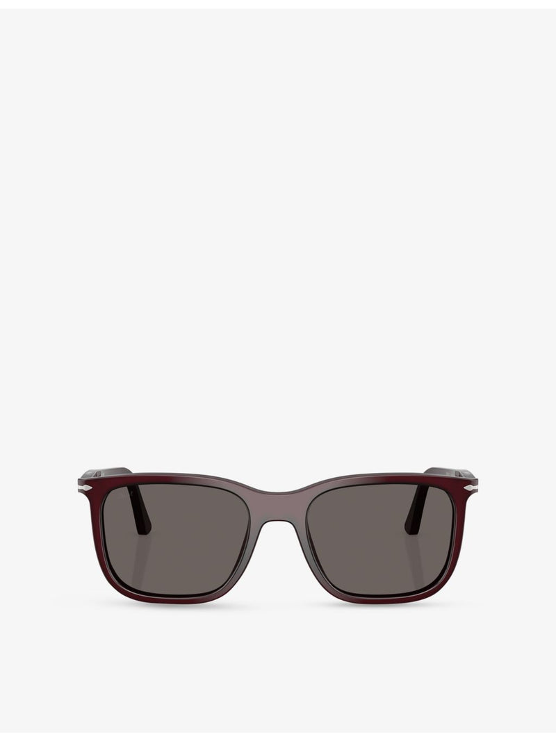 Persol PO3357S rectangular acetate sunglasses with tinted lenses (British brand)