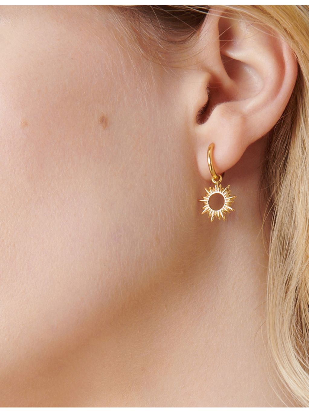 Rachel Jackson Eternal Sun Mini hoop earrings - British product