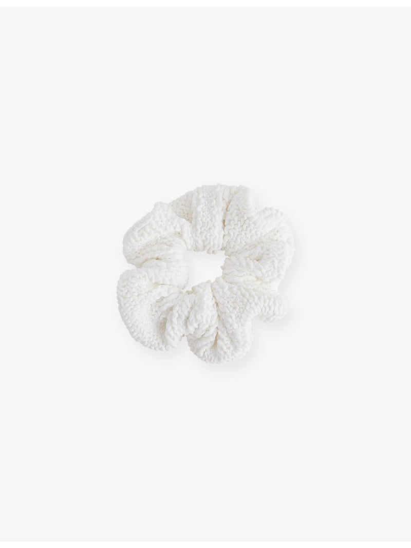 Hunza G ruched stretch-woven scrunchie, imported from the UK
