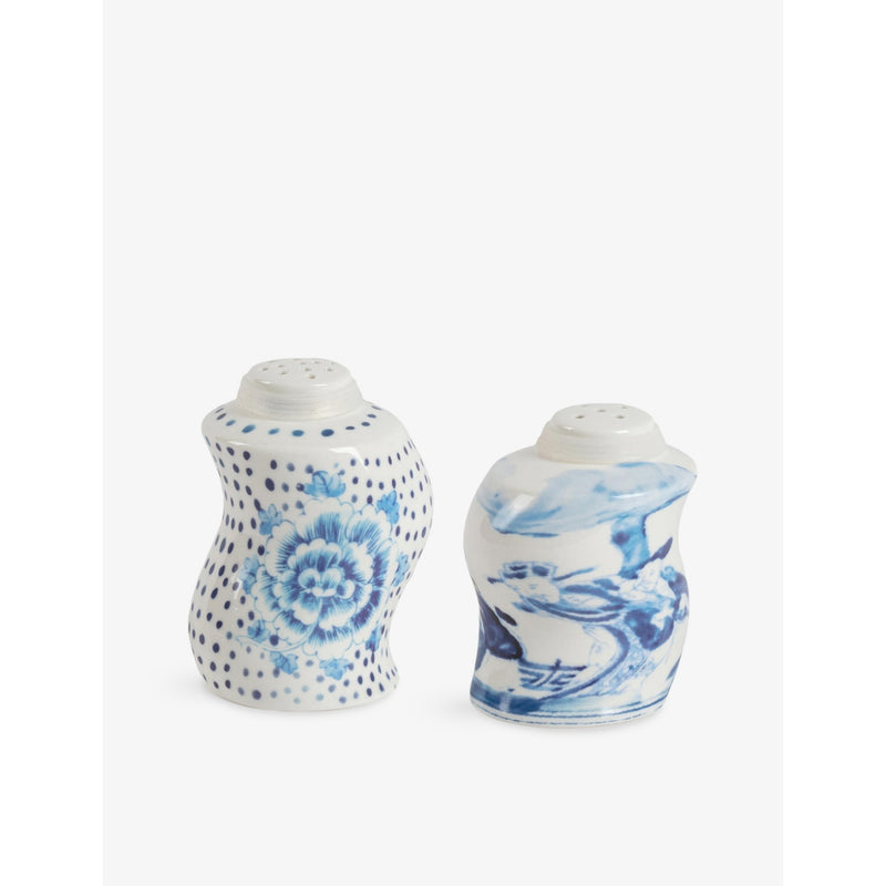 Seletti porcelain spice shaker set Acid Dots and Ginger, UK version