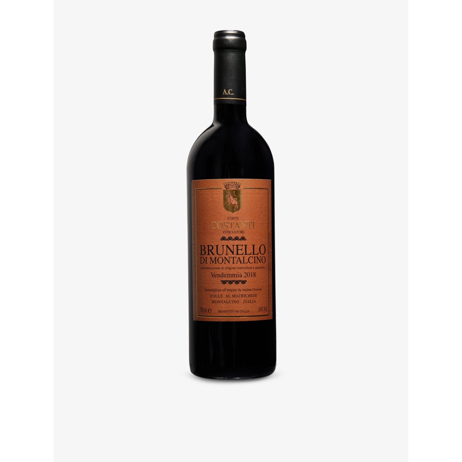 Conti Costanti Brunello di Montalcino red wine 2018 750ml, imported from the UK