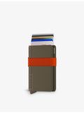Secrid Bandwallet logo-embossed aluminium wallet - British product