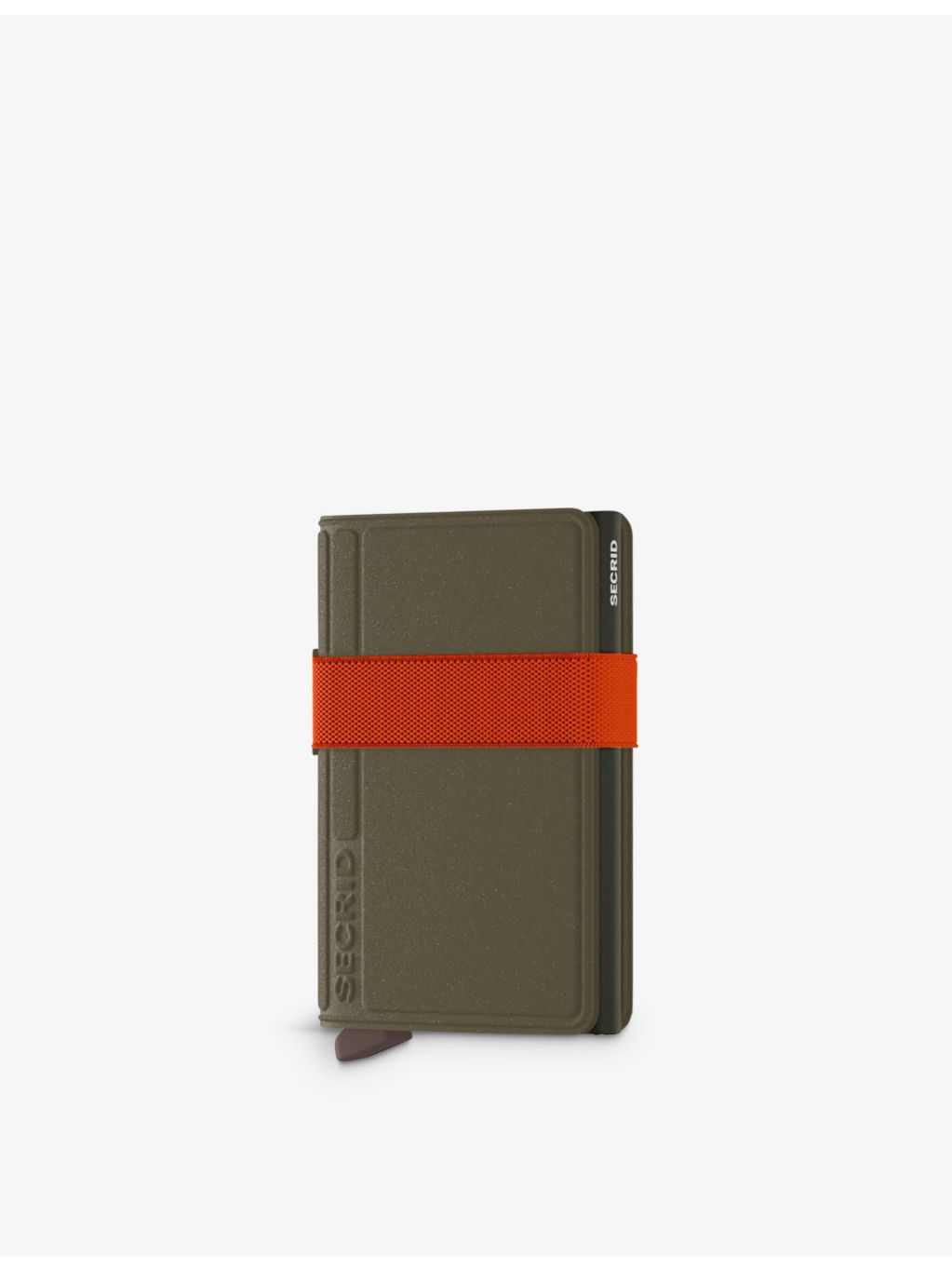 Secrid Bandwallet logo-embossed aluminium wallet - British product
