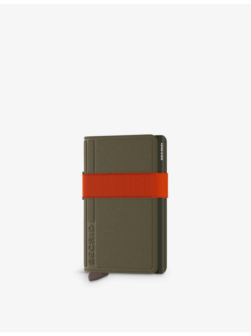 Secrid Bandwallet logo-embossed aluminium wallet - British product