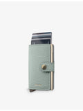 Secrid Pebble leather wallet with aluminium card protector - British product
