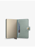 Secrid Pebble leather wallet with aluminium card protector - British product
