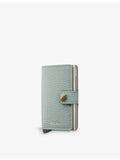 Secrid Pebble leather wallet with aluminium card protector - British product