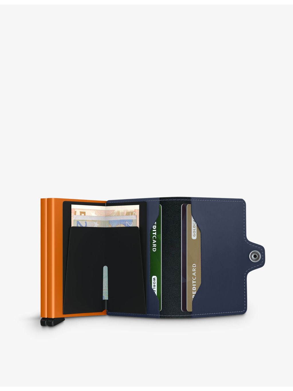 Secrid Twinwallet leather wallet logo-debossed, UK version