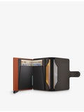 Secrid matte leather wallet with aluminium card protector, UK version