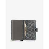 Secrid Miniwallet hexagonal-print leather - British product