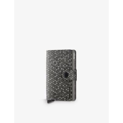 selfridges Secrid Miniwallet Hexagonal-print Leather Wallet- Buy online at McGrocer