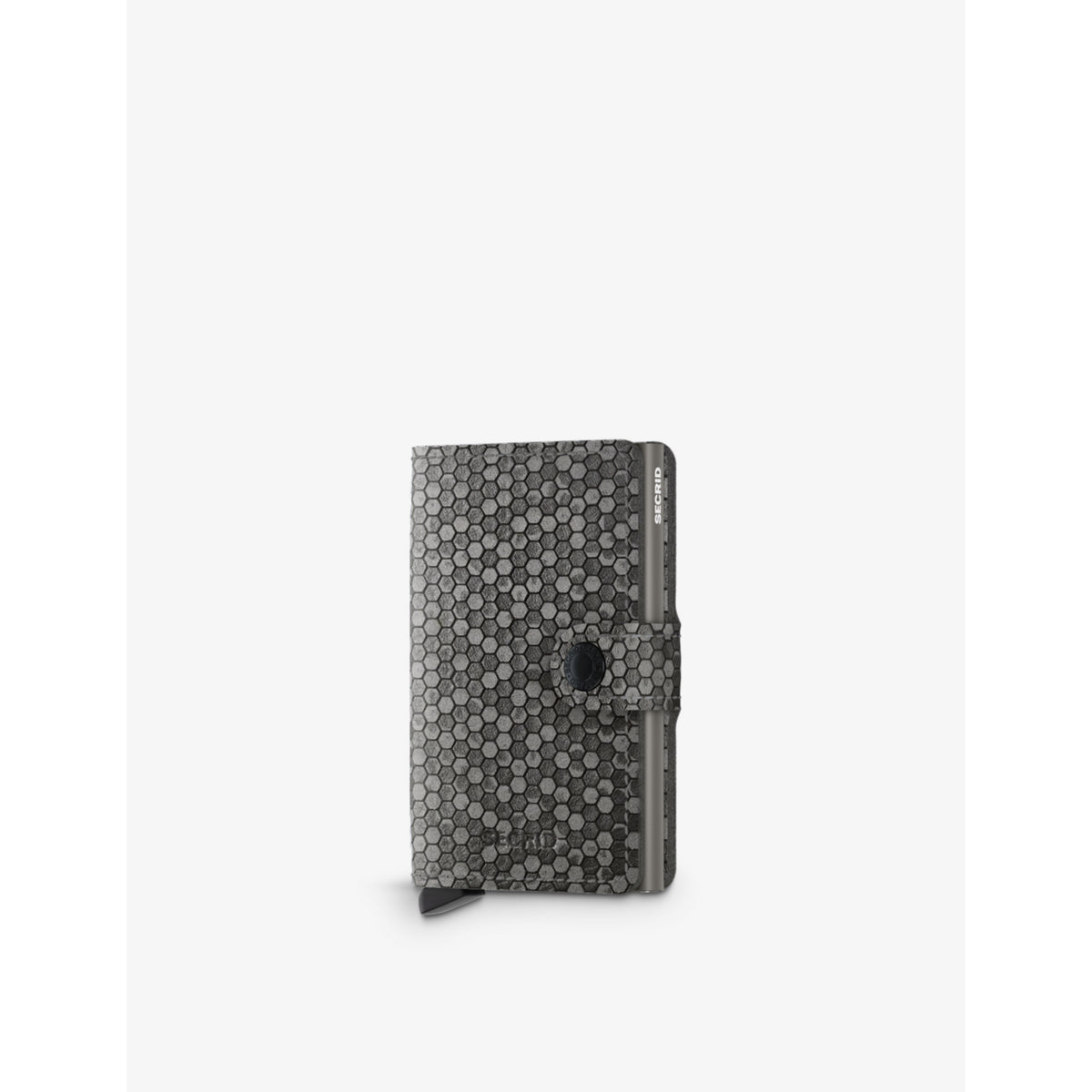 Secrid Miniwallet hexagonal-print leather - British product