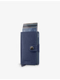 Crisple leather wallet with aluminium card protector (British brand)