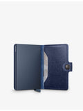 Crisple leather wallet with aluminium card protector (British brand)
