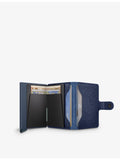 Crisple leather wallet with aluminium card protector (British brand)