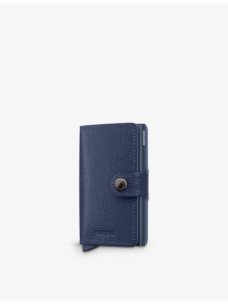 Crisple leather wallet with aluminium card protector (British brand)