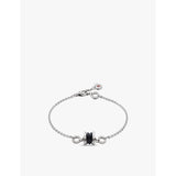 Bulgari sterling silver black ceramic bracelet 15cm, imported from the UK