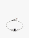 Save The Children sterling-silver and black ceramic chain bracelet - S/M