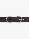 Whistles double-ring buckle leather belt 92.7cm, imported from the UK