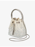 Jimmy Choo Bon Bon gem-embellished woven cross-body bag, UK version