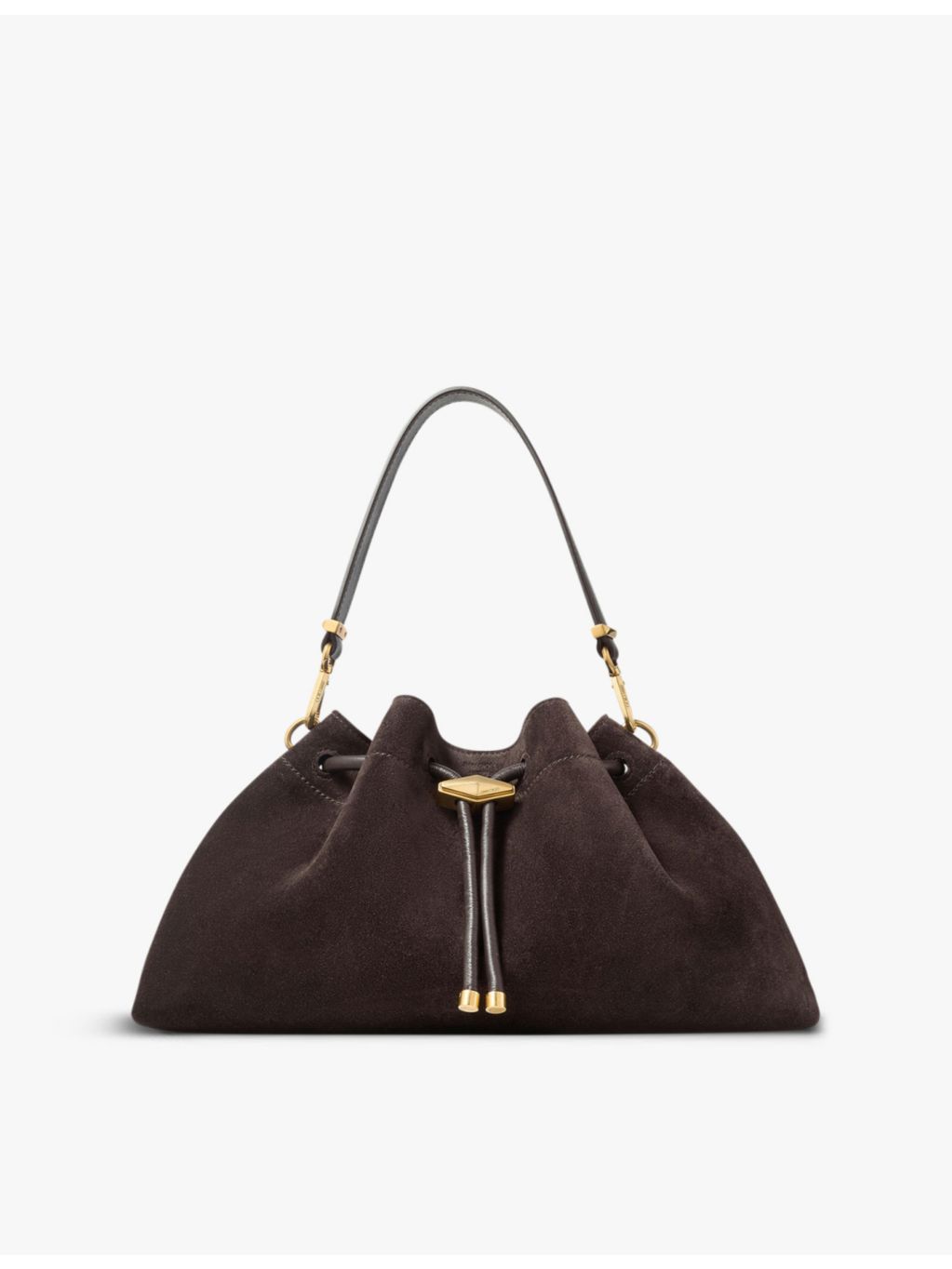 Jimmy Choo Cinch suede medium shoulder bag, UK version
