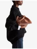 Jimmy Choo Bon Bon leather bucket bag with gold hardware (British brand)