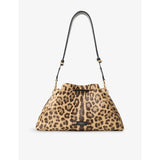 Jimmy Choo leopard-print suede medium shoulder bag, UK version