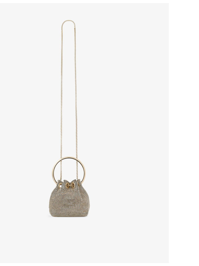 Jimmy Choo micro crystal mesh top-handle bag, imported from the UK