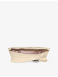 Jimmy Choo Zandra crystal-embellished metallic leather clutch bag 25cm - British product