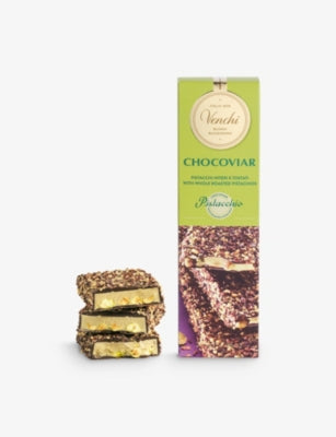 selfridges Venchi Chocoviar Pistachio Soft Chocolate Bar 200g- Buy online at McGrocer