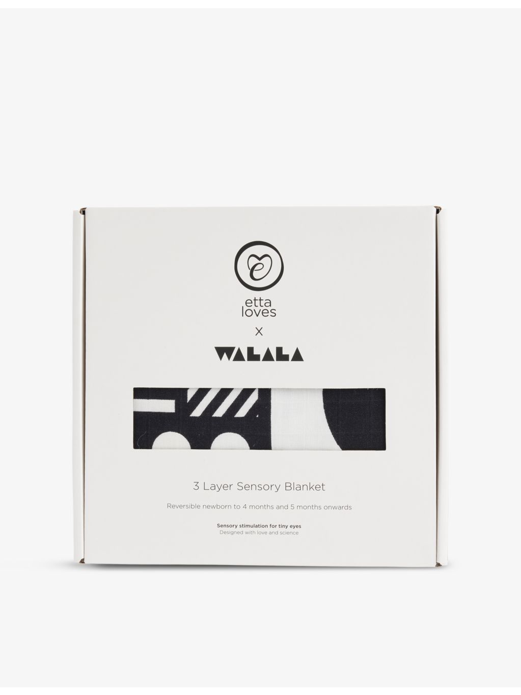 Etta Loves sensory muslin blanket 120cm - British product