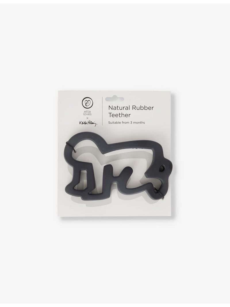Etta Loves Keith Haring baby rubber teether 9cm - British product