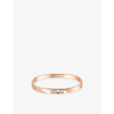 Messika 18ct rose-gold diamond bangle 0.11ct, imported from the UK