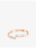 Messika Move Noa 18ct rose-gold 0.95ct diamond bangle - British product