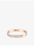 Messika Move Noa 18ct rose-gold 0.95ct diamond bangle - British product