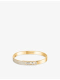Messika Move Noa bangle 18ct yellow gold pavé diamonds, UK version