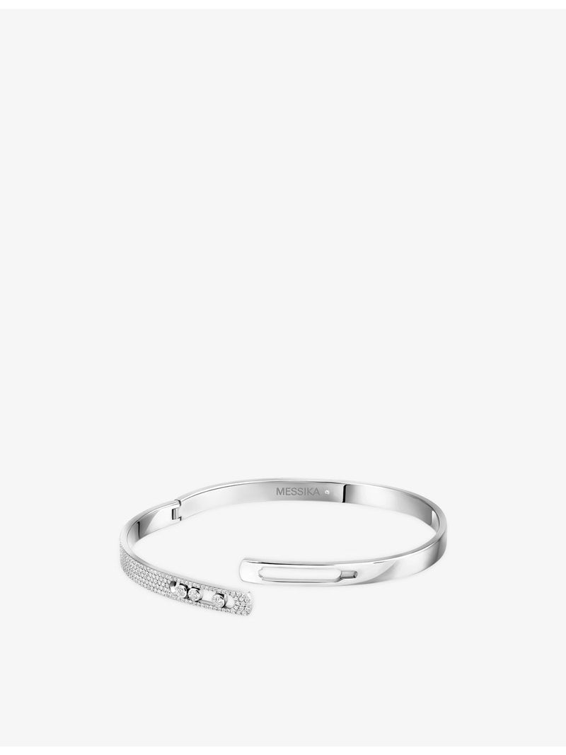 Messika Move Noa 18ct white gold diamond bangle 0.90ct (British brand)