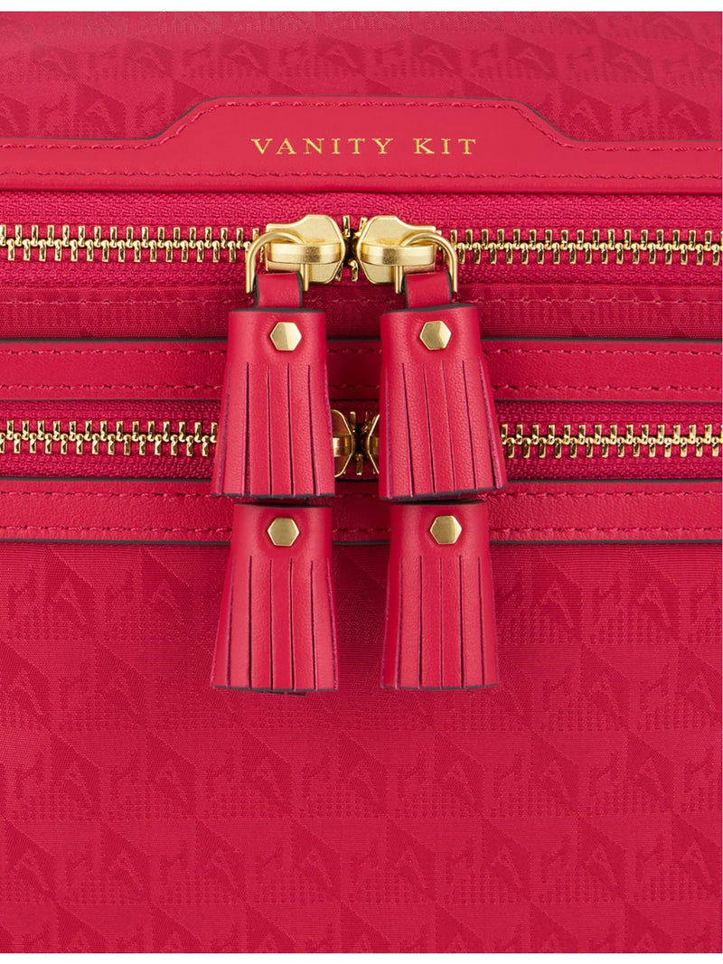 Anya Hindmarch logo-embossed nylon vanity kit - British product