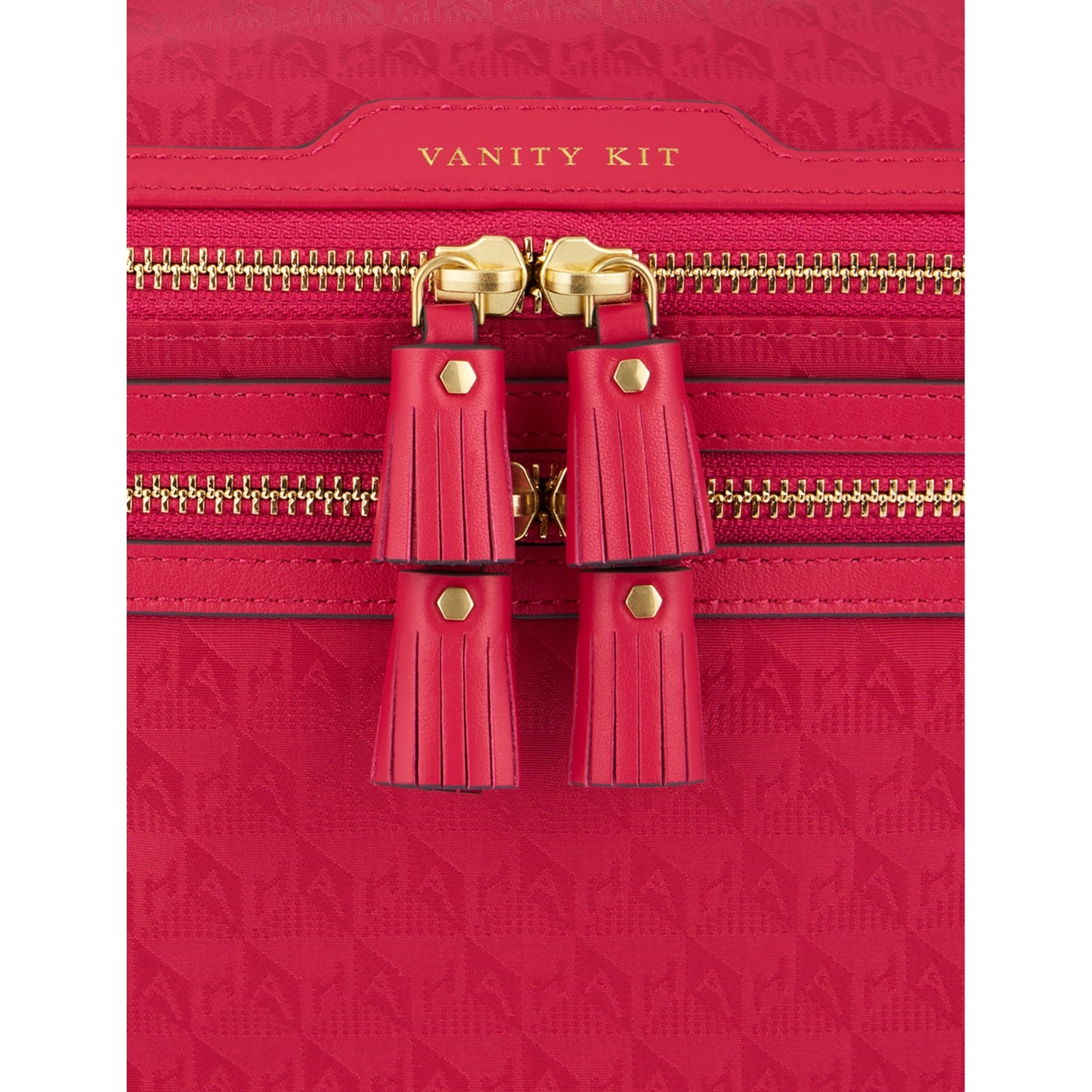 Anya Hindmarch logo-embossed nylon vanity kit - British product