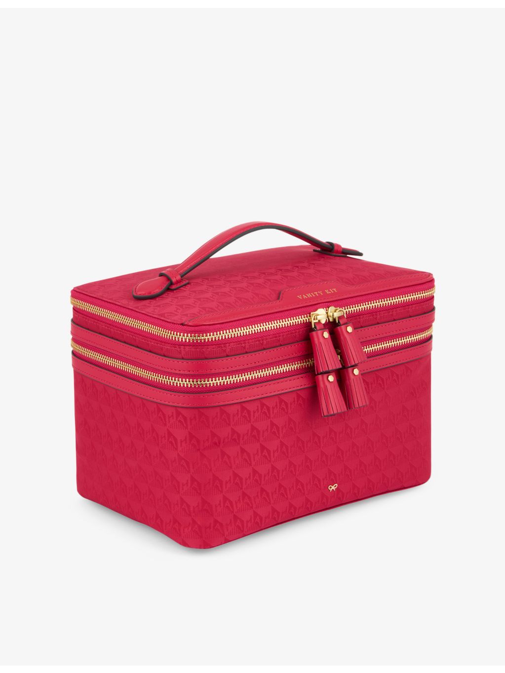 Anya Hindmarch logo-embossed nylon vanity kit - British product