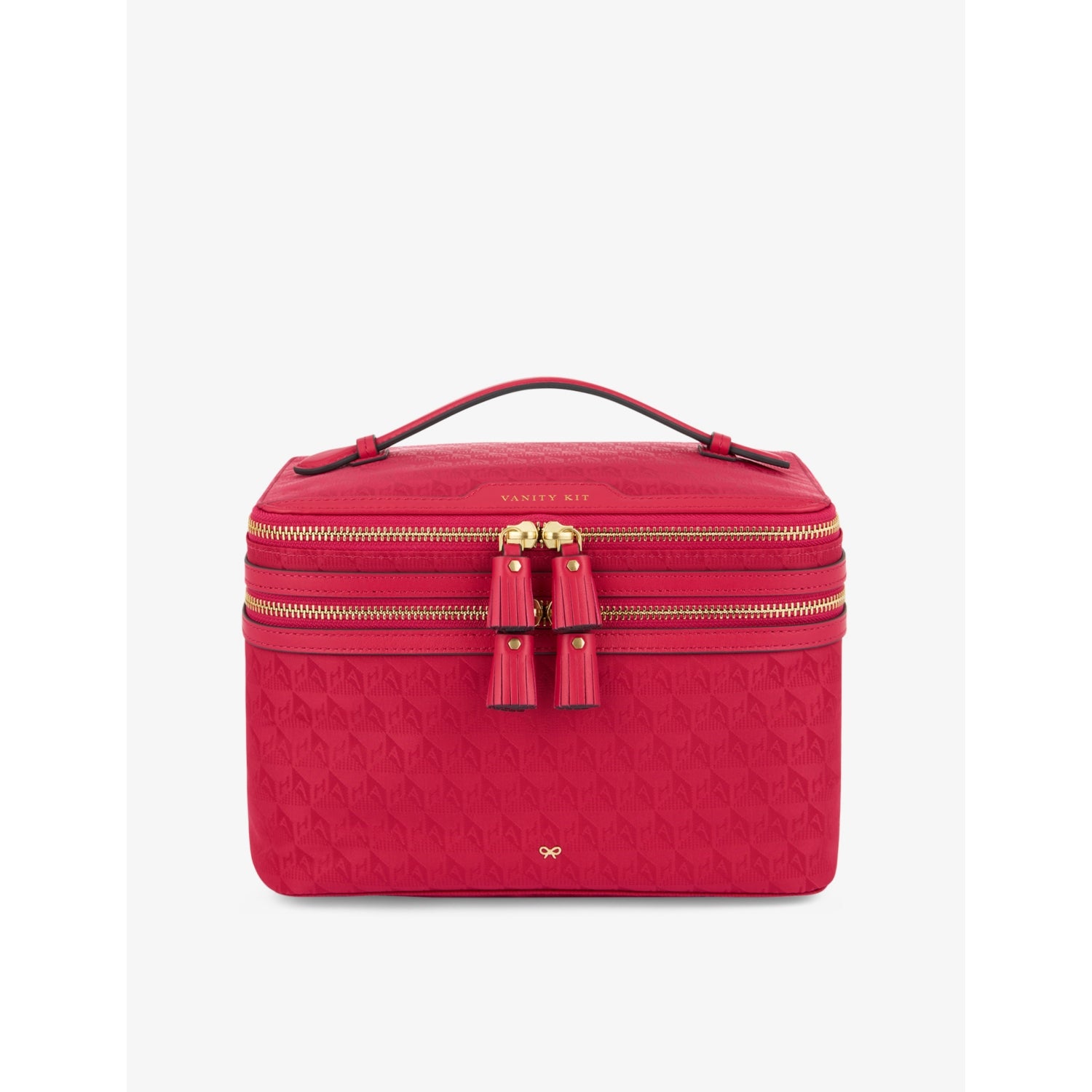 Anya Hindmarch logo-embossed nylon vanity kit - British product