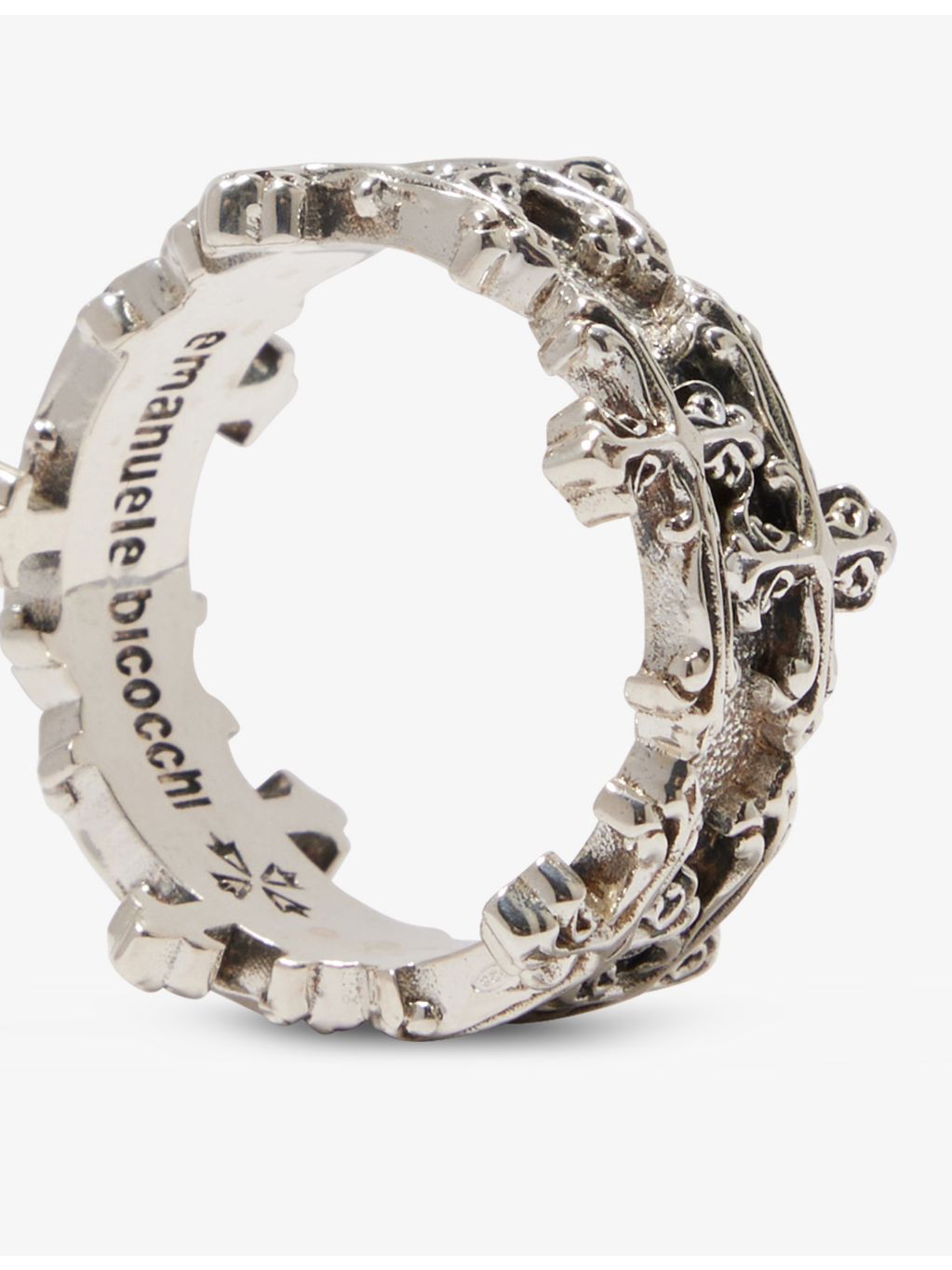 Avelli Cross sterling silver ring - British product