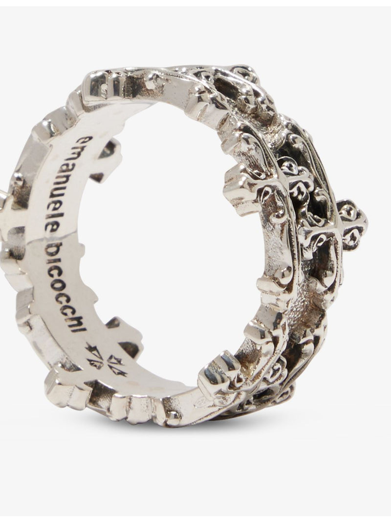 Avelli Cross sterling silver ring - British product