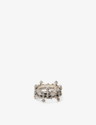 Emanuele Bicocchi Avelli Cross Sterling Silver Ring
