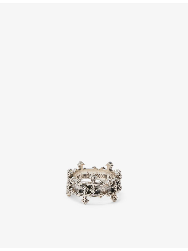 Avelli Cross sterling silver ring - British product
