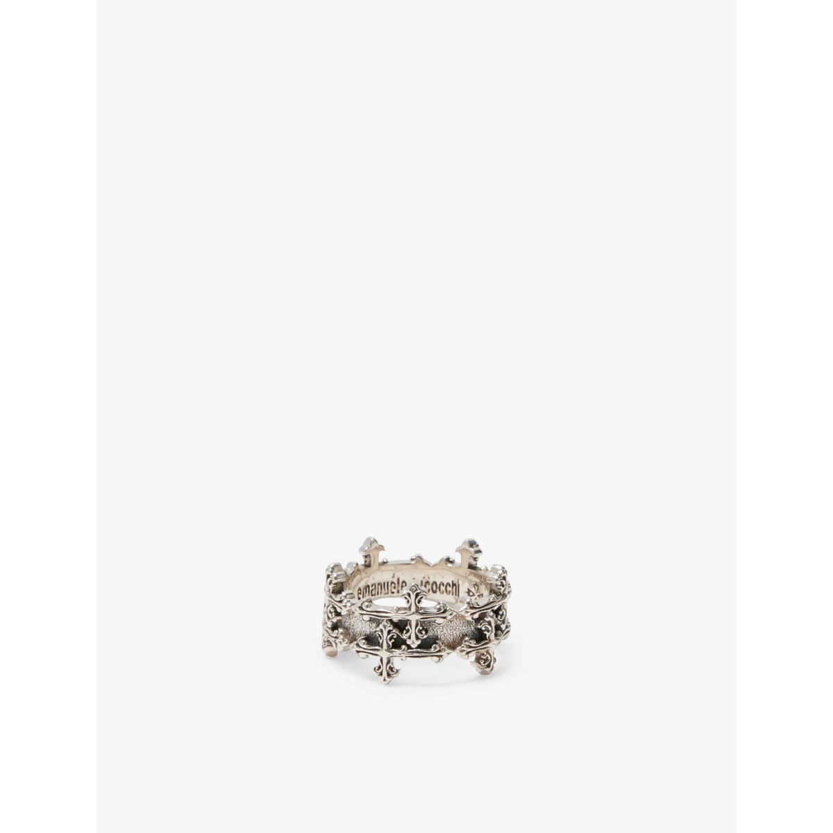Avelli Cross sterling silver ring - S/T