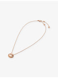 Bvlgari 18ct rose gold diamond pendant necklace 0.55ct (British brand)