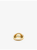 Bvlgari 0.59ct pavé diamond ring 18ct yellow gold - British product