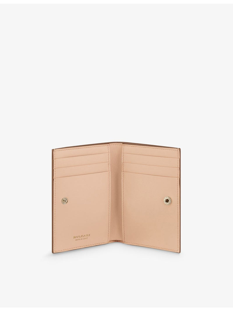 Bvlgari Serpenti Forever metallic leather card holder - British product